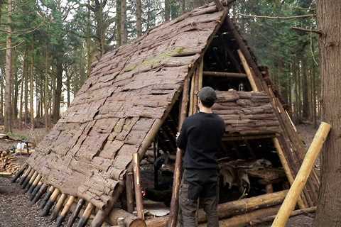 Building a Medieval Viking House | 10 Day Bushcraft Shelter Build