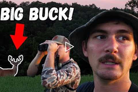 BIG BUCK!! - (SCOUTING a NEW Area from the ROAD)