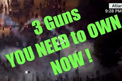 3 SURVIVAL guns YOU NEED to OWN NOW! Preparing for food shortage, gas crisis, inflation, depression.