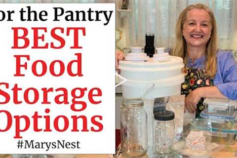 The Best Long Term Food Storage Containers for Your Prepper Pantry - Buckets, Mylar Bags, and More!