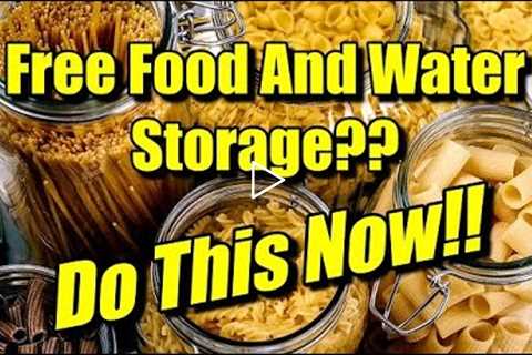 Prepping On A Budget: Food Storage/Water Storage Tips