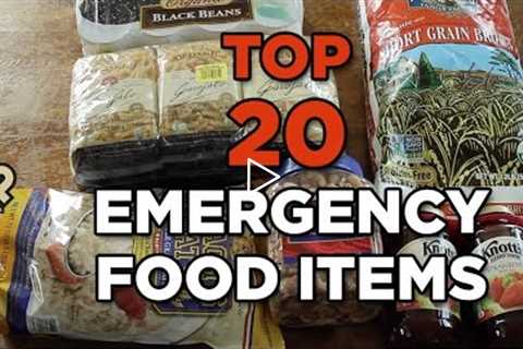 How to easily build a 2 week emergency food supply