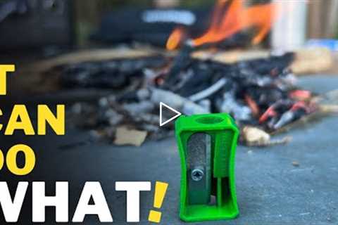 Emergency Heat Fire Starter Tool Most Don’t Know about! Prepping-SHTF