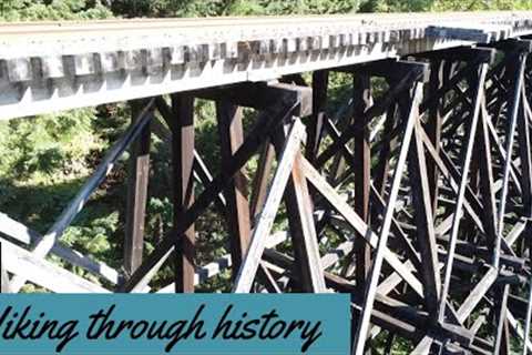 Hiking through history - Cameron lake trestle trail & McLean''''s mill