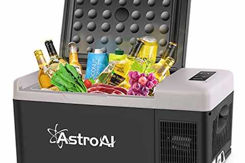 AstroAI 12 Volt Car Refrigerator, 12V Portable Freezer 16 Quart Camping Fridge 15L (-4℉~68℉) with..