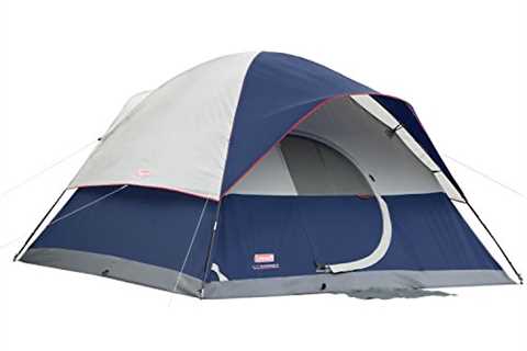 Coleman Elite Sundome® 6-Person Tent,Blue,144" L x 120" W x 72" H - The Camping..