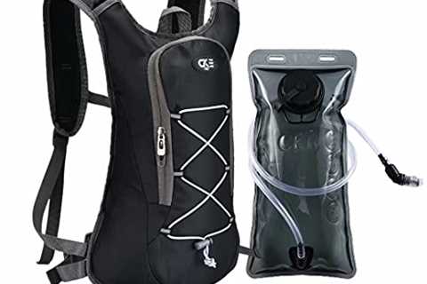 CKE Hydration Backpack with 2L Hydration Bladder Camelback Water Backpack for Men Women Kids for..