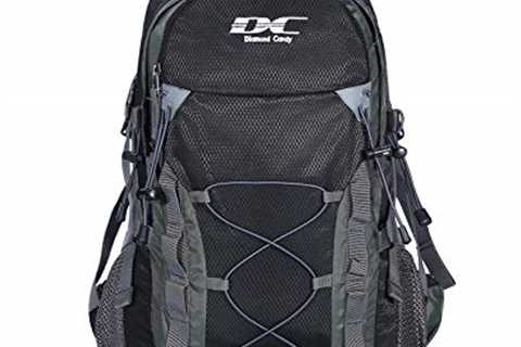 Diamond Candy Waterproof Hiking Backpack for Men and Women, 40L Lightweight Day Pack for Travel..