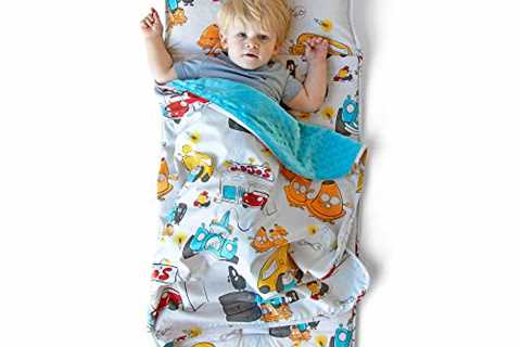 JumpOff Jo – Toddler Mat – Children’s Sleeping Bag with Removable Pillow for Preschool, Daycare,..