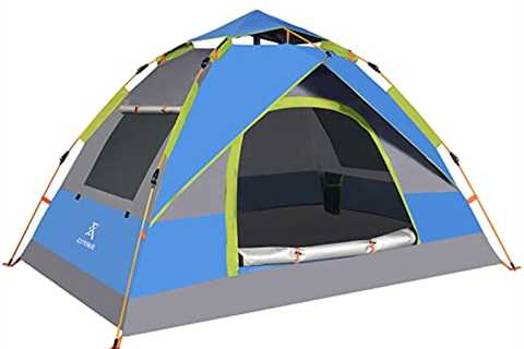 Extremus Instant Pop-Up Camping Tent, 2/4/6 Person Tent, Family Tents for Camping, Water Resistance,..