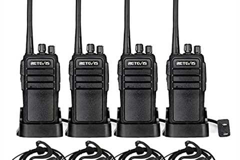 Retevis RT21 Updated 3000mAh Two Way Radios Long Range Rechargeable, Portable Walkie Talkies with..