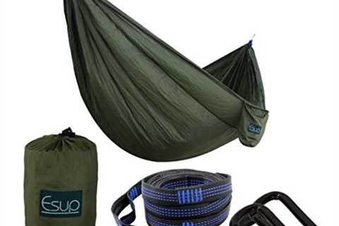 Esup Single & Double Camping Hammock -Lightweight Nylon Portable Hammock, Best Parachute..