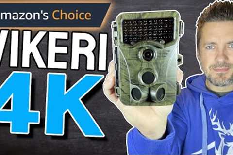 Vikeri 4K Trail Camera: Unbox, Demo & Review. 32MP 0.1s Trigger Time Motion Activated 120° Wide ..