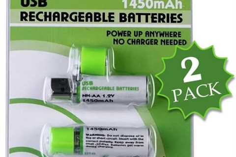 67% Discount: EZ Charge USB Rechargeable AA Batteries - Insight Hiking