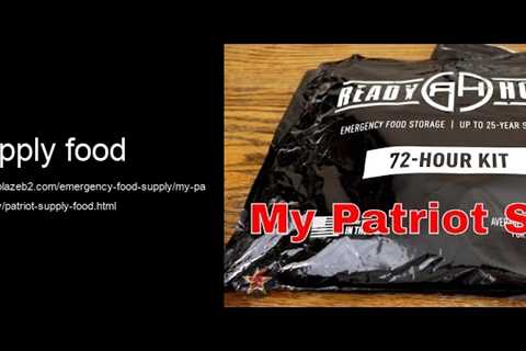 patriot supply food