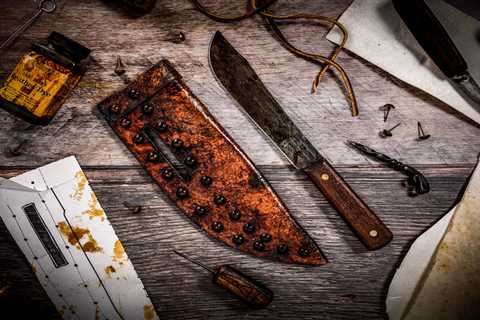 MAKE A SHEATH FOR THE OLD HICKORY BUTCHER KNIFE