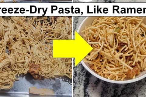 Freeze-Dried Pasta?