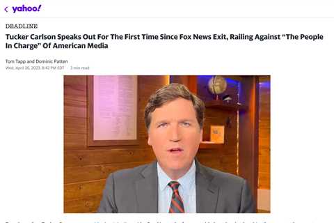 Tucker Carlson Fired from Fox News Amidst Dominion Lawsuit Revelations and Allegations of Offensive ..