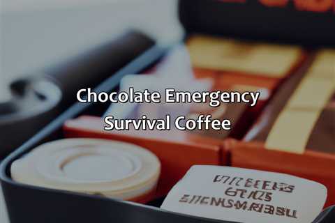 Chocolate Emergency Survival Coffee