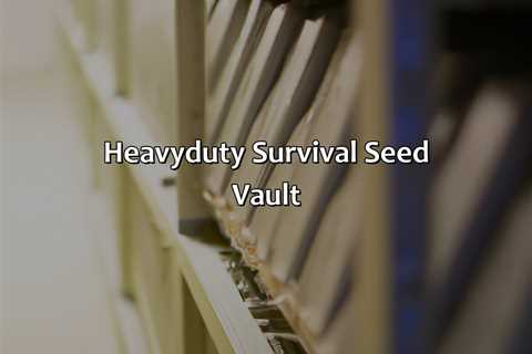 Heavy-Duty Survival Seed Vault