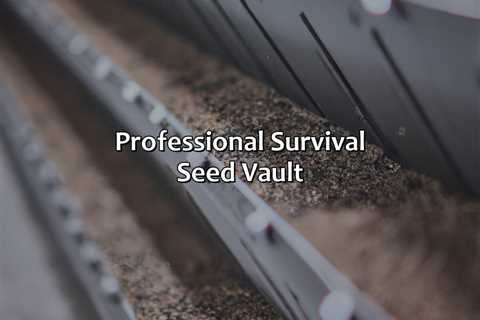 Professional Survival Seed Vault