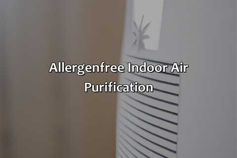 Allergen-Free Indoor Air Purification