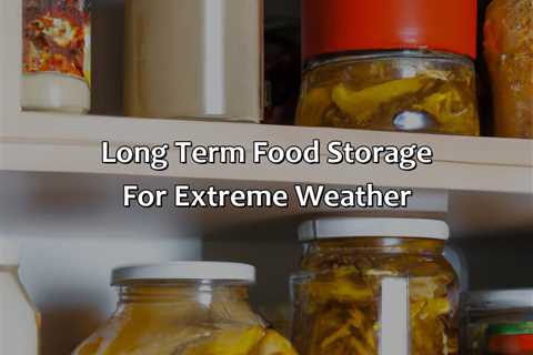 Long Term Food Storage For Extreme Weather