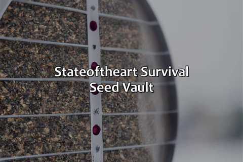 State-Of-The-Art Survival Seed Vault