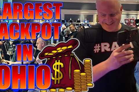 MY LARGEST JACKPOT EVER IN OHIO! Massive Lightning Link Jackpot at Belterra Park!