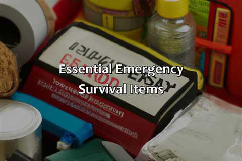 Essential Emergency Survival Items