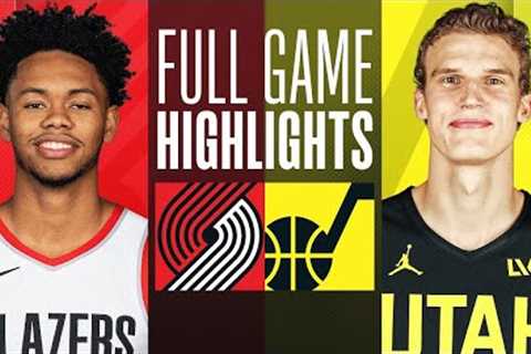 Portland Trail Blazers vs. Utah Jazz Full Game Highlights | Oct 14 | 2023 NBA Preseason