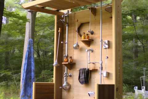 Build Your Own Outdoor Shower for Camping