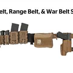 EDC Belt, Range Belt, and War Belt Setups