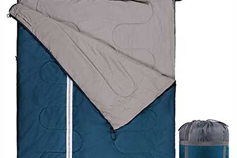 Eackrola Sleeping Bag, Lightweight Waterproof Warm & Cool Weather for 3-4 Season Camping..