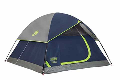 Coleman Sundome Camping Tent, 2/3/4/6 Person Dome Tent with Snag-Free Poles for Easy Setup in Under ..