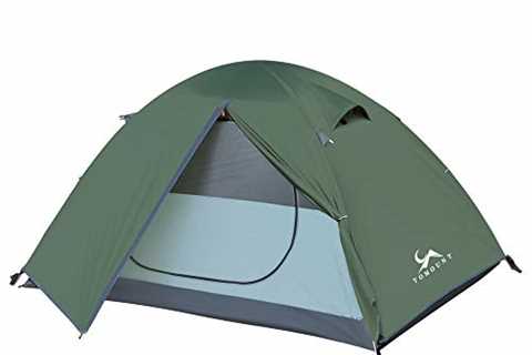 MC TOMOUNT Backpacking Tent 2 Person Waterproof Lightweight Double Layer Free-Standing Aluminum..