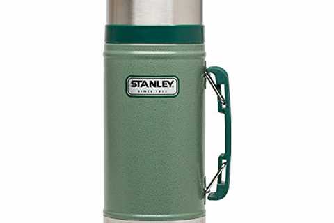 Stanley Classic Vacuum Food Jar 24oz Hammertone Green - The Camping Companion