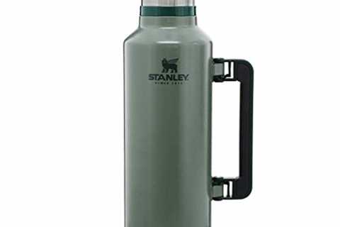 Stanley Classic Vacuum Insulated Wide Mouth Bottle - Hammertone Green - BPA-Free 18/8 Stainless..