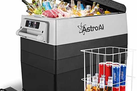 AstroAI 12 Volt Car Refrigerator, Portable Freezer 12V Fridge 58 Quart (55L) Electric Cooler..