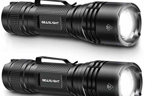 GearLight LED Tactical Flashlights High Lumens - Mini Flashlights for EDC Carry - Compact Powerful..