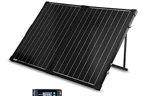 Renogy 100 Watt 12 Volt Portable Solar Panel with Waterproof 20A Charger Controller Foldable 100W..