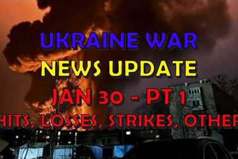 Ukraine War Update NEWS (20240129a): Pt 1 - Overnight & Other News,  Ru Loss Claims Analysis