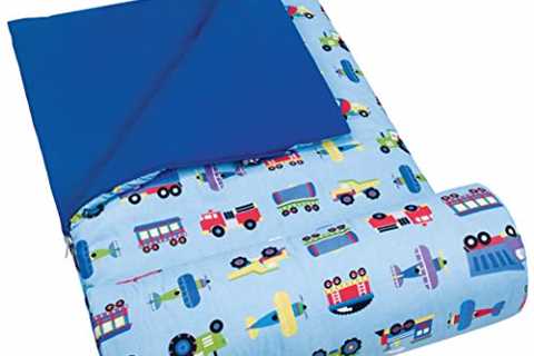 Wildkin Kids Sleeping Bags for Boys & Girls, Measures 57 x 30 x 1.5 Inches, Cotton Blend..