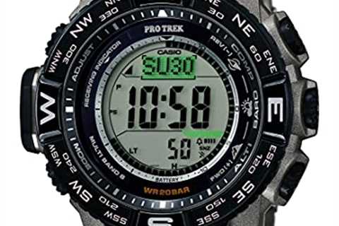 Casio Men's Pro Trek PRW-3500T-7CR Tough Solar Triple Sensor Digital Sport Watch - The Camping ..