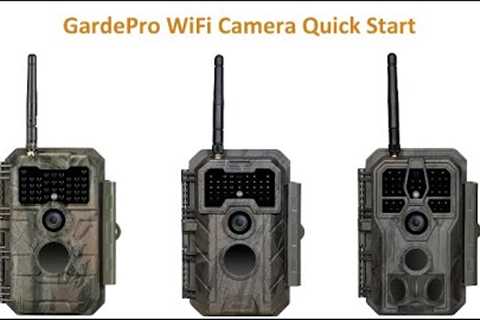 Only Two minutes for Quick Start WiFi Trail Camera E6/E7/E8/E9 |GardePro |how to|Quick Start